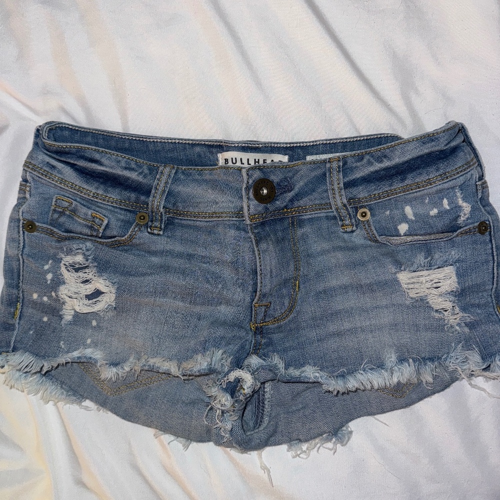 Low rise Jean shorts